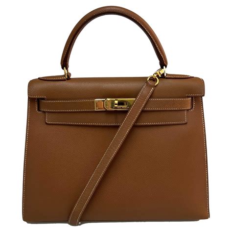 hermes kelly 28 epsom gold strap pink|Hermes kelly bag value.